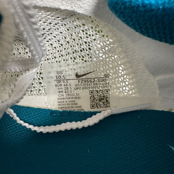 Nike Zoom Superfly Elite 2 Flyknit White Green Spikes FZ9662-100 Men’s NEW - Picture 7 of 9